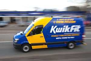 Kwik Fit mobile fitting van